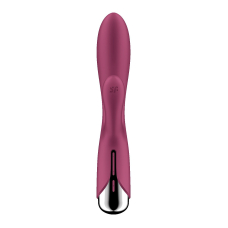 Вибратор-кролик с ротацией – Satisfyer Spinning Rabbit 1 Red – 3 мотора, вращение + вибрация