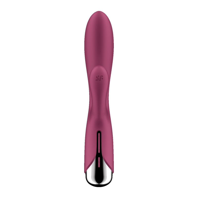 Вибратор-кролик с ротацией – Satisfyer Spinning Rabbit 1 Red – 3 мотора, вращение + вибрация