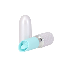 Вібратор-помада з язичком – Pillow Talk Lusty Teal – високоякісний силікон