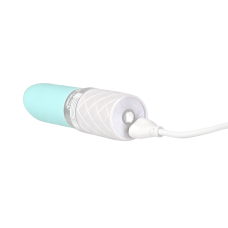 Вібратор-помада з язичком – Pillow Talk Lusty Teal – високоякісний силікон