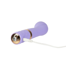 Вибратор точки G – Pillow Talk Sassy Purple Special Edition – кристалл Swarovski, шелковая повязка на глаза + игра