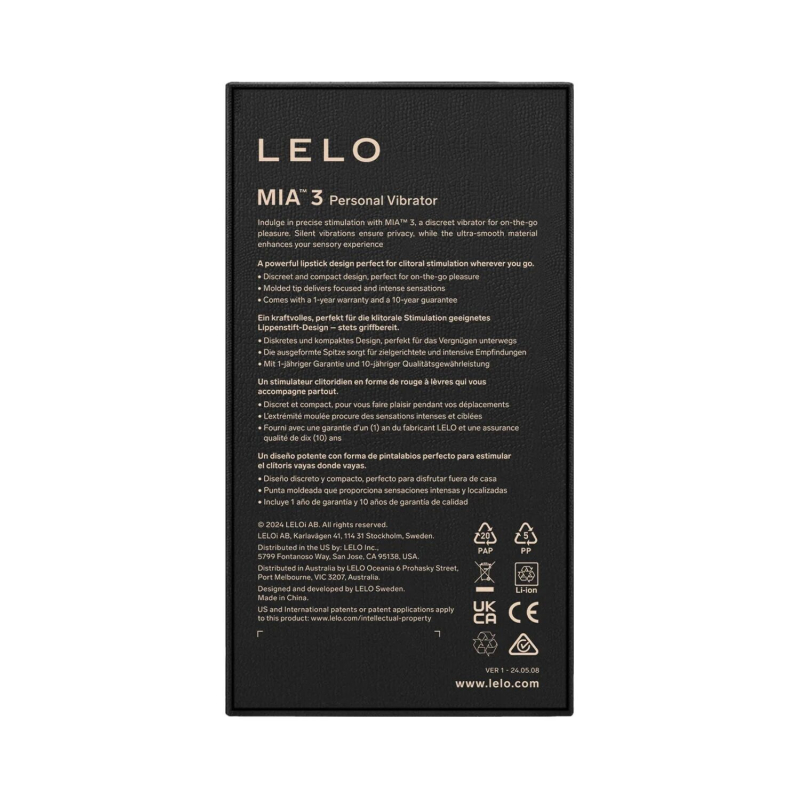 Віброкуля для стимуляції клітора LELO Mia 3, рожевого кольору (Deep Rose)