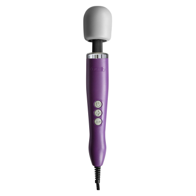 Вібромасажер – DOXY Original Purple – працює від мережі 220В, 7 вібро-режимів + 7 пульсацій
