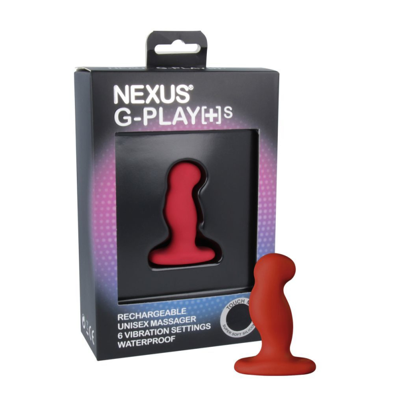 Вибромассажёр простаты Nexus G-Play Plus S Red, макс диаметр 2.3 см, перезаряжаемый