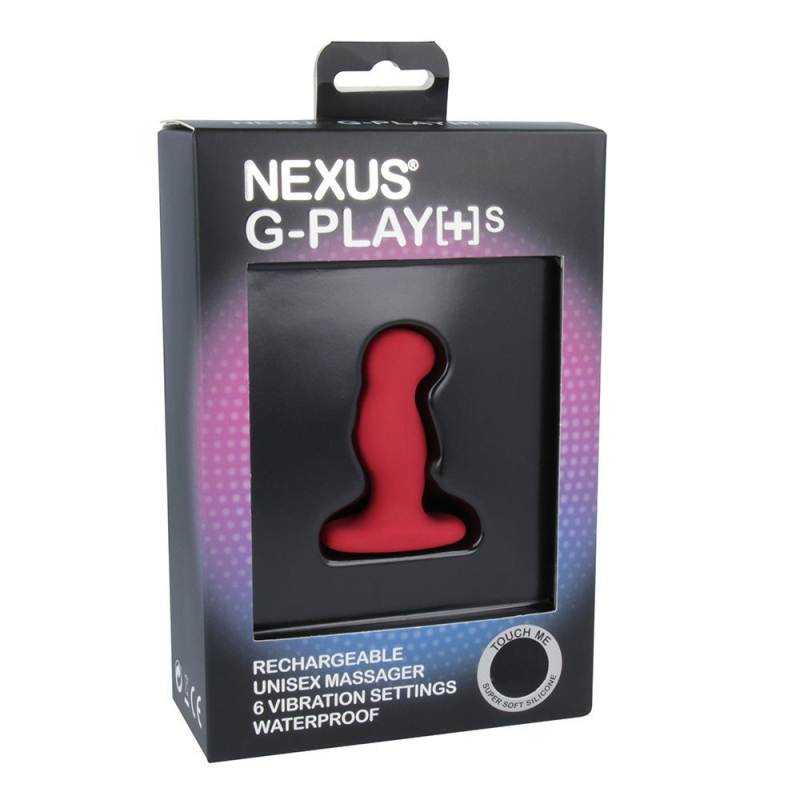 Вибромассажёр простаты Nexus G-Play Plus S Red, макс диаметр 2.3 см, перезаряжаемый