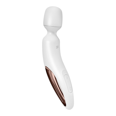 Вибромассажер (ванд) Satisfyer Wand, бело-золотистый (White/Rosegold)