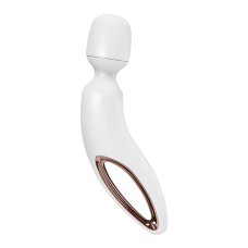 Вибромассажер (ванд) Satisfyer Wand, бело-золотистый (White/Rosegold)