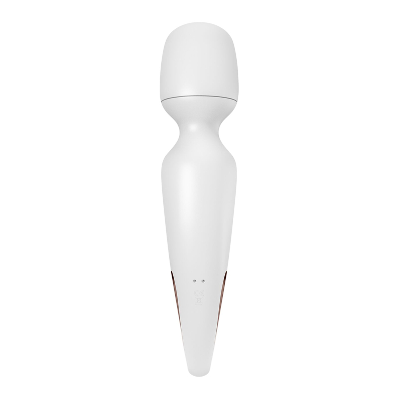 Вібромасажер (ванд) Satisfyer Wand, біло-золотистий (White/Rosegold)