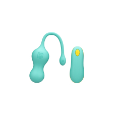 Віброяйце для точки G – Romp Cello Light Teal – пульт керування, 4 режими + 6 рівнів інтенсивності