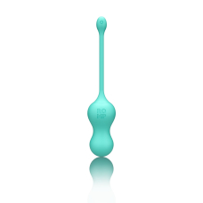 Віброяйце для точки G – Romp Cello Light Teal – пульт керування, 4 режими + 6 рівнів інтенсивності