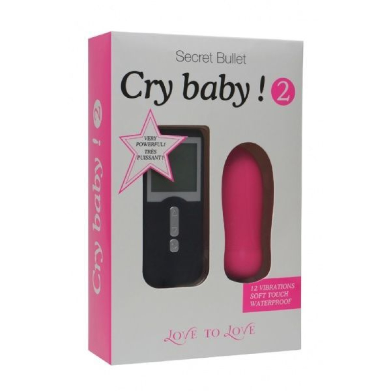 Віброяйце з пультом керування – Love To Love Cry Baby 2 – 12 режимів вібрації