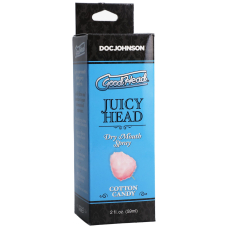 Зволожувальний спрей оральний Doc Johnson GoodHead – Juicy Head Dry Mouth Spray – Cotton Candy 59 мл