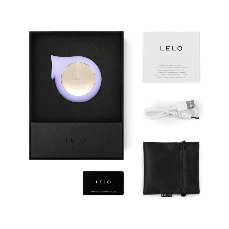 Звуковий стимулятор клітора – LELO Sila Cruise Lilac – функція Cruise Control, широкий розтруб