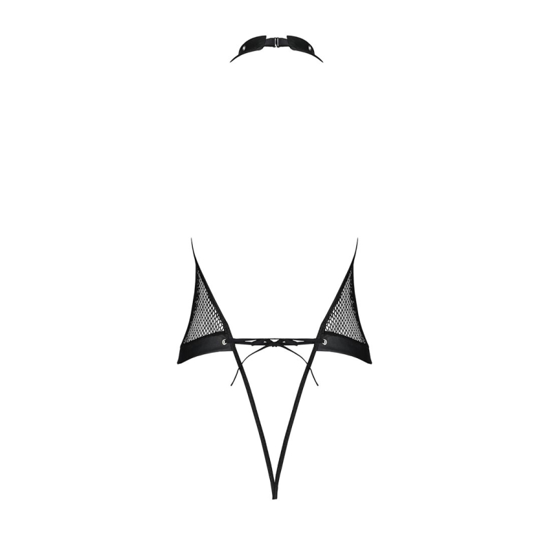 Боди-халтер с открытым доступом Passion MOONLIGHT BODY S/M черный
