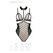 Боді Passion DOMINICA BODY 2XL/3XL, чорний колір