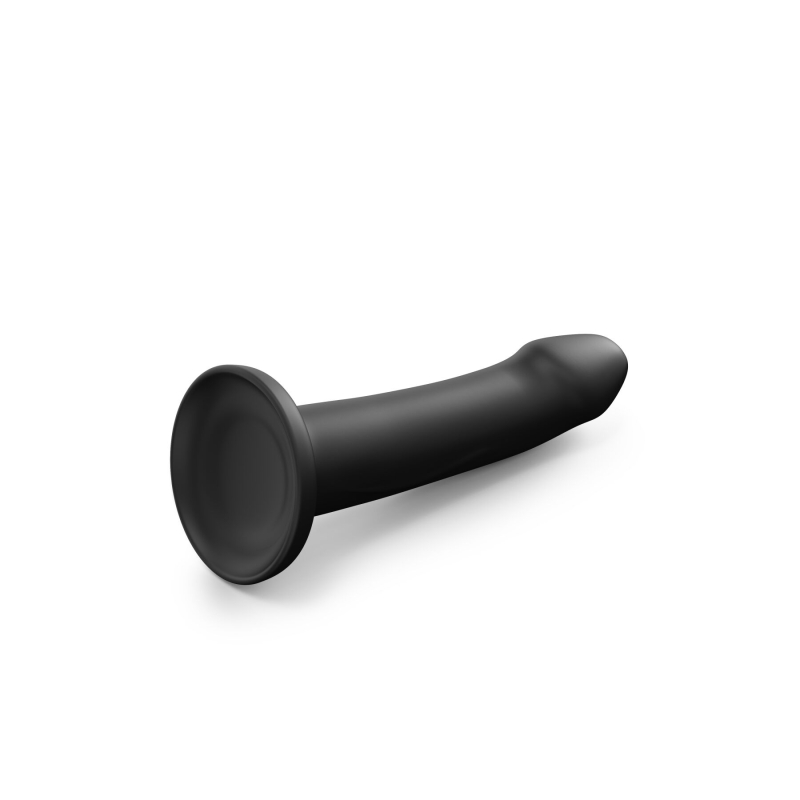 Чорний дилдо на присосці – Dorcel Real Pleasure M Black - довжина 17.5 см