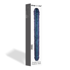 Двосторонній Великий Дилдо 45см – Strap-On-Me Double Dong Snaky Metallic