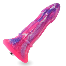 Фалоімітатор для секс-машин Hismith Silicone Monster Dildo Series, система KlicLok, з присоскою, довжина 26.1 см
