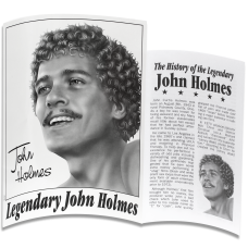 Великий фалоімітатор Doc Johnson John Holmes (ULTRASKYN, Vac-U-Lock), довжина 31 см, діам. 6 см