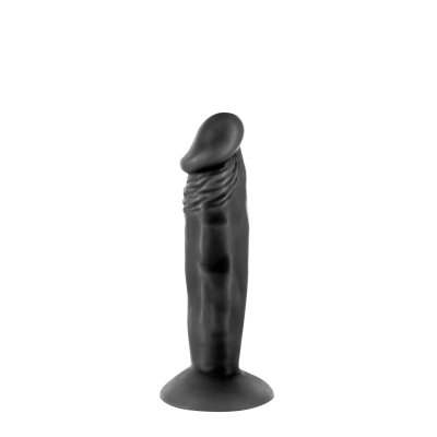Фалоімітатор із присоскою Real Body – Real Zack Black, TPE, довжина 16 см, діам. 3.7 см
