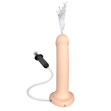 Фалоімітатор з еякуляцією Strap-On-Me Dildo Cum Flesh, довжина 19.6 см, діам. 3.6 см, силікон, насадка для страпону