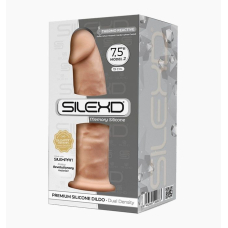Фалоімітатор SilexD Henry Flesh, двошаровий, силікон + Silexpan, довжина 22 см, діам. 4.8 см