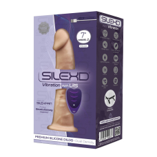 Фалоімітатор з вібрацією SilexD Henry Vibro Flesh (Model 2), діам. 4.4 см, довжина 17.5 см