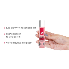 Гель для оральних пестощів JO Oral Delight – Strawberry Sensation (30 мл), ефект холод-тепло