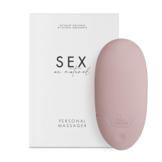 Кліторальний стимулятор – Bijoux Indiscrets Sex au Naturel – універсальний масажер із 10 вібро-режимами