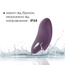 Кліторальний вібратор у трусики Svakom Echo Violet – 5 режимів вібрацій та 5 рівнів інтенсивності, розмір 9×2 см