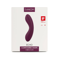 Кліторальний вібратор у трусики Svakom Echo Violet – 5 режимів вібрацій та 5 рівнів інтенсивності, розмір 9×2 см