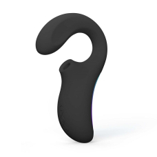 Кліторально-вагінальний звуковий стимулятор – LELO Enigma WAVE Black – 3 типи стимуляції, гнучкий стовбур