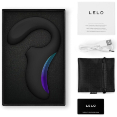 Кліторально-вагінальний звуковий стимулятор – LELO Enigma WAVE Black – 3 типи стимуляції, гнучкий стовбур