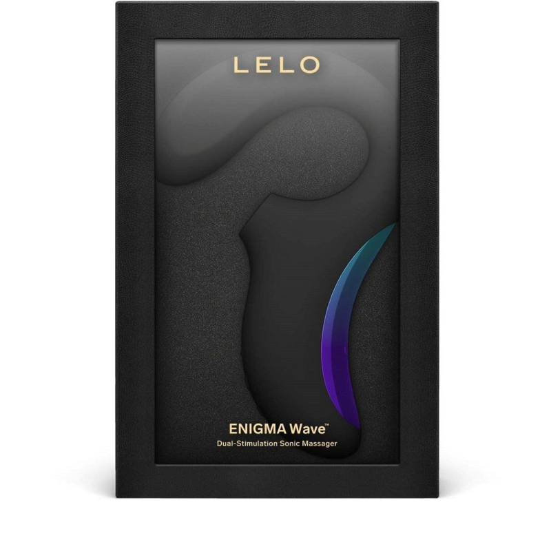 Кліторально-вагінальний звуковий стимулятор – LELO Enigma WAVE Black – 3 типи стимуляції, гнучкий стовбур