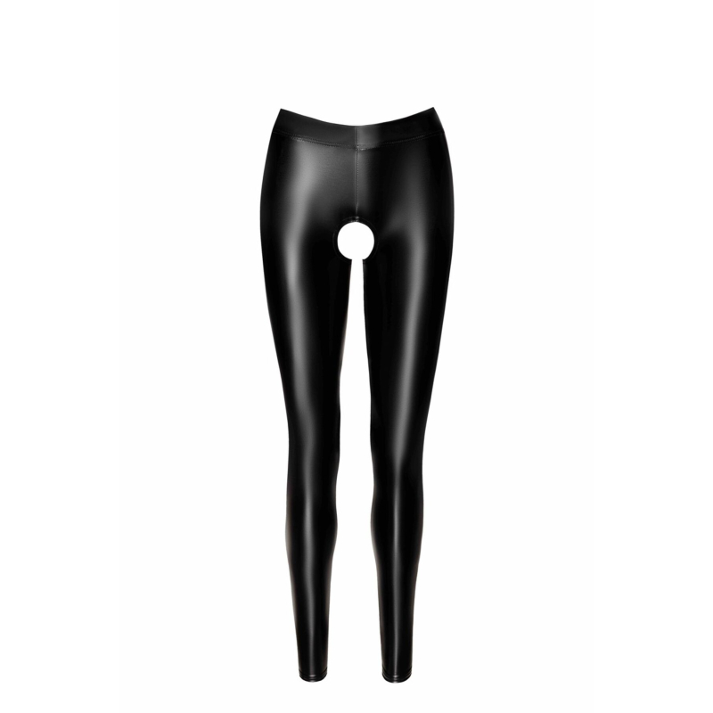 Легінси Noir Handmade F304 Taboo wetlook leggings with open crotch and bum – XL