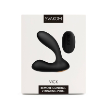 Массажер простаты и вибратор точки G с пультом ДК Svakom Vick Black