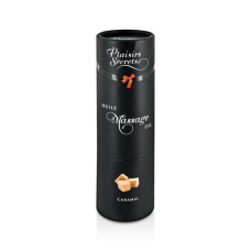 Масажна олія Plaisirs Secrets Caramel (59 мл) з афродизіаками, їстівна, подарункове паковання