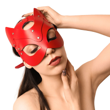 Маска Кішечки Art of Sex – Cat Mask, Красный