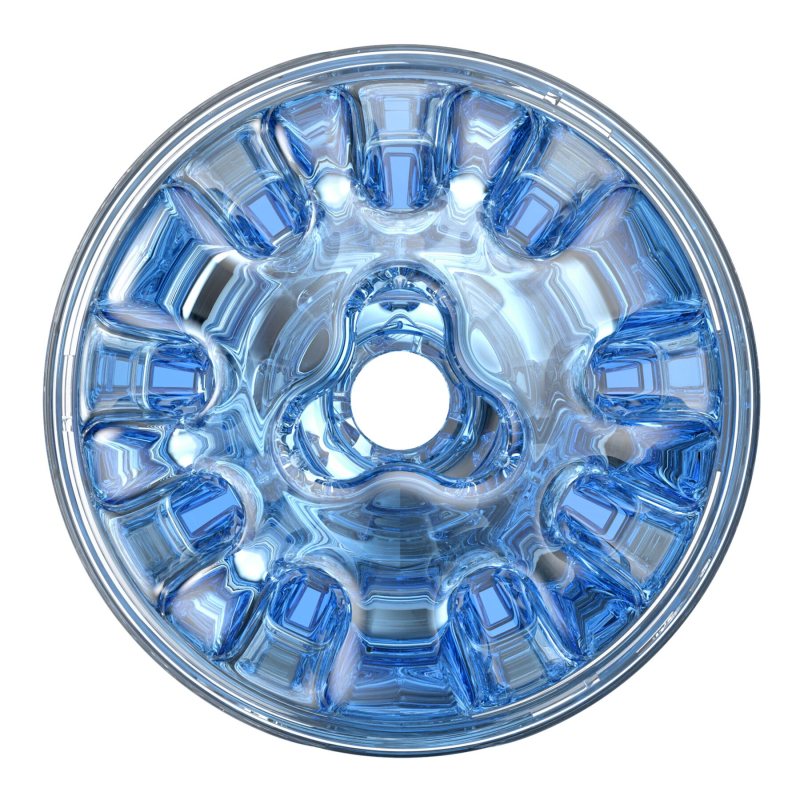 Наскрізний чоловічий мастурбатор Флешлайт Fleshlight Quickshot Turbo Blue Ice