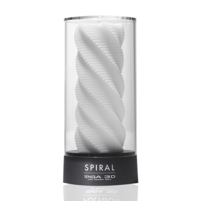 Мастурбатор з антибактеріального еластомеру зі сріблом – Tenga 3D Spiral (Тенга)