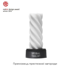 Мастурбатор з антибактеріального еластомеру зі сріблом – Tenga 3D Spiral (Тенга)