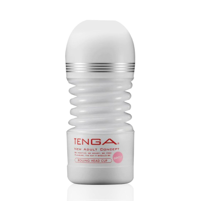 Чоловічий мастурбатор з інтенсивною стимуляцією головки Tenga Rolling Head Cup Gentle