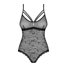 Мереживне боді з доступом Obsessive 818–TED–1 teddy XS/S, чорне