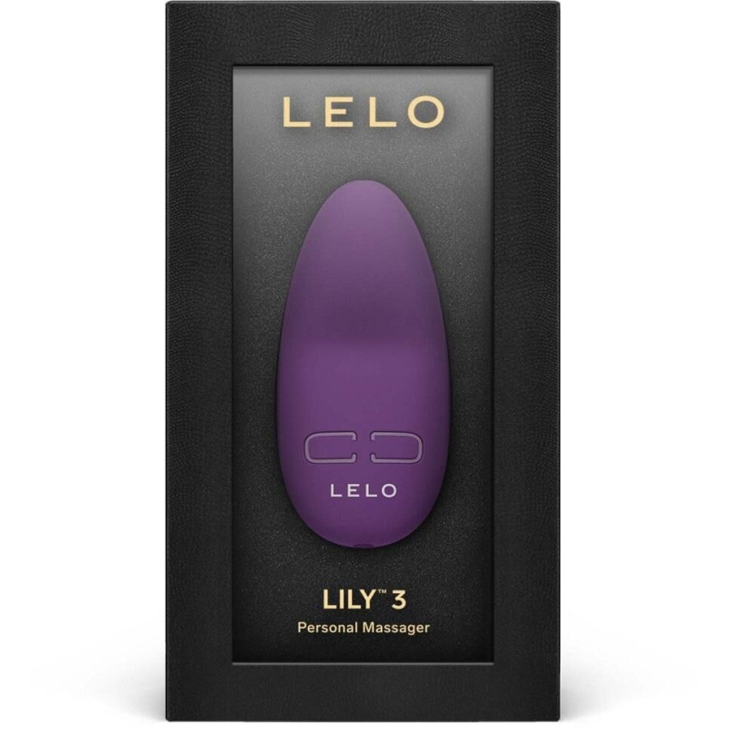 Міні вібратор для клітора – LELO Lily 3 Dark Plum – 10 вібро-режимів, повний водозахист
