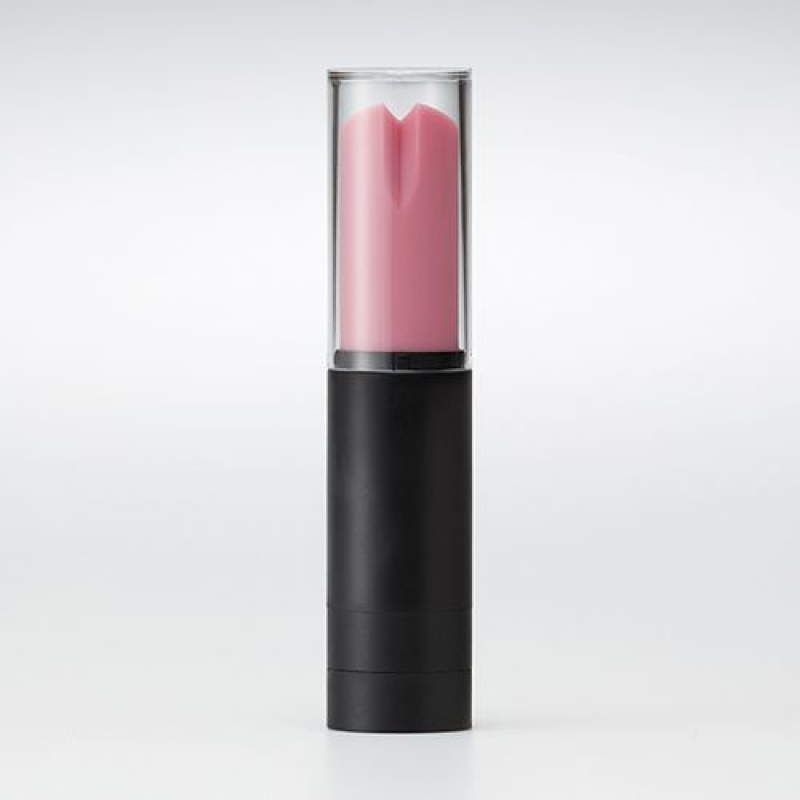 Міні вібратор у вигляді помади IROHA STICK Black – м'який кінчик виготовлений з високоякісного силікону
