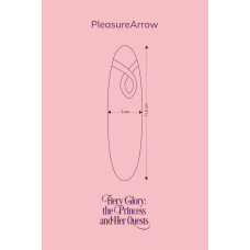 Міні вібратор-вібропуля – FairyGasm PleasureArrow Violet – рельєфна поверхня, 9 режимів