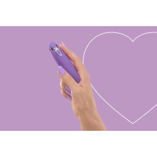 Міні вібратор-вібропуля – FairyGasm PleasureArrow Violet – рельєфна поверхня, 9 режимів