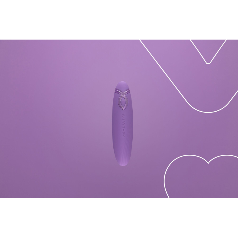 Міні вібратор-вібропуля – FairyGasm PleasureArrow Violet – рельєфна поверхня, 9 режимів