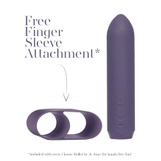 Мини вибратор с глубокой вибрацией и фиксацией на палец – Je Joue Classic Bullet Vibrator Purple