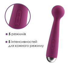 Міні вібромасажер з інтелектуальним режимом Svakom Mini Emma Violet – 5 вібро-режимів та 5 рівнів інтенсивності